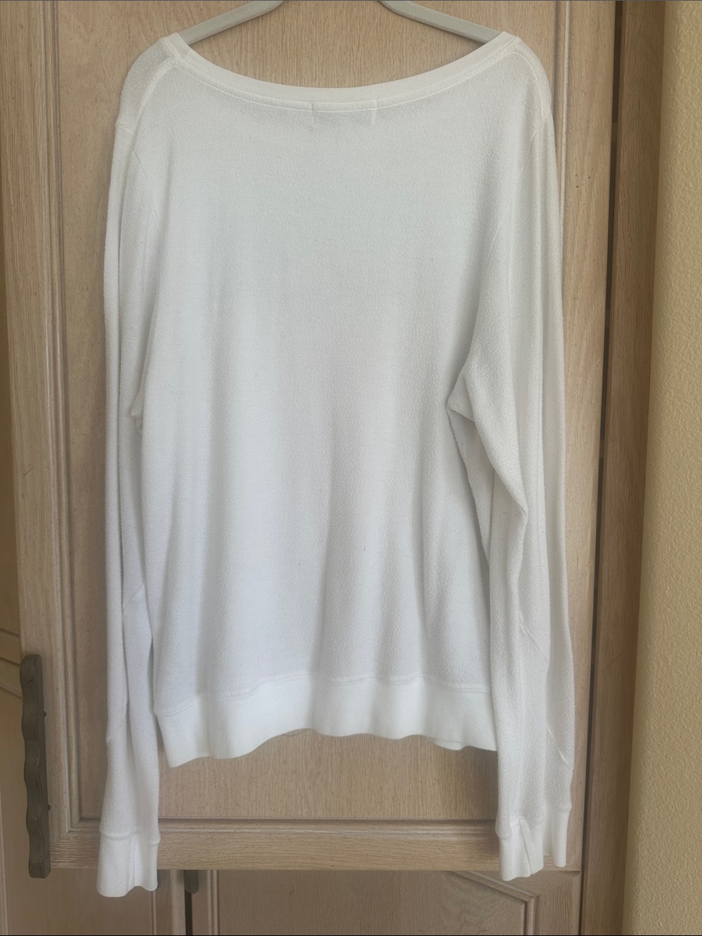 Wildfox Cream 'Love is Everything' Scoopneck Sweatshirt - Picture 6 of 6